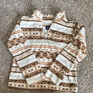 The Children's Place Brown and Cream Sweater
